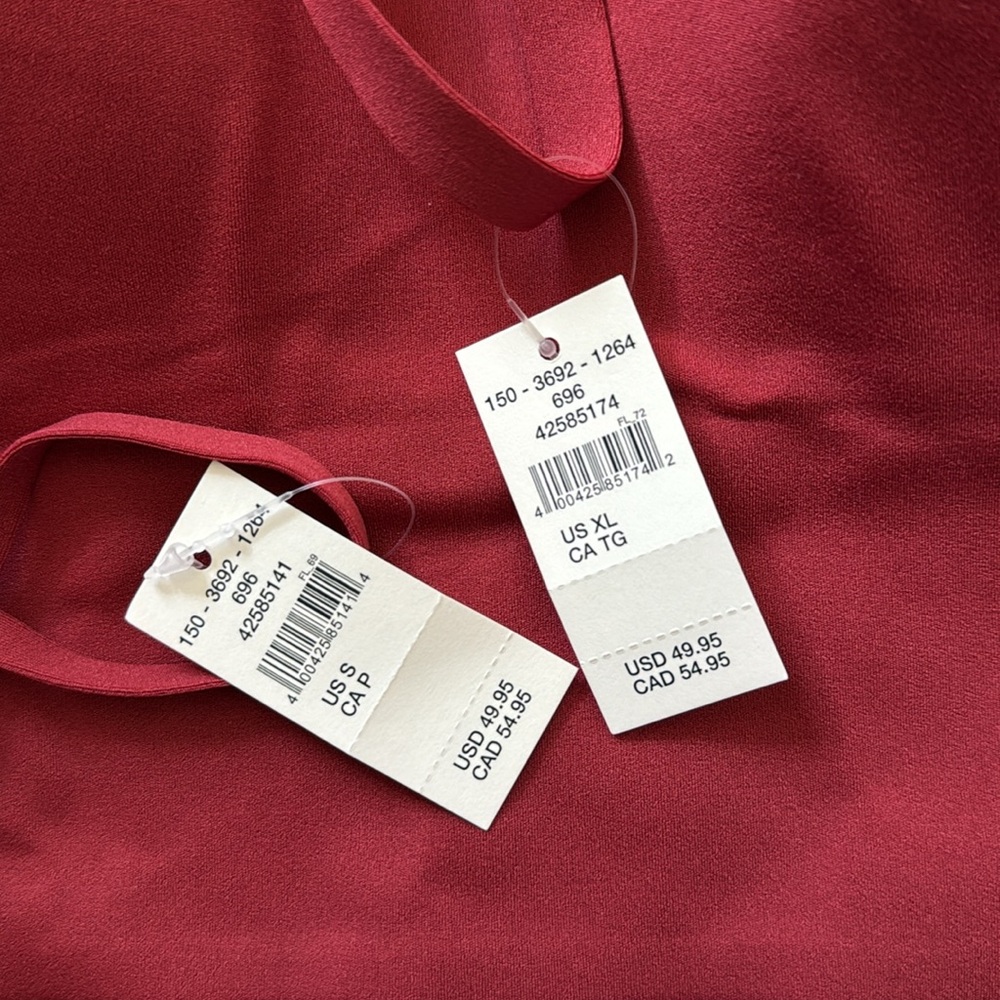 NWT Aerie Offline Real Me Hold Up Red Strappy Sports Bra Size XL - Picture 6 of 6
